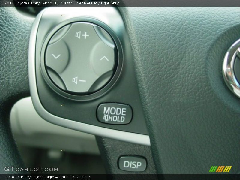 Classic Silver Metallic / Light Gray 2012 Toyota Camry Hybrid LE