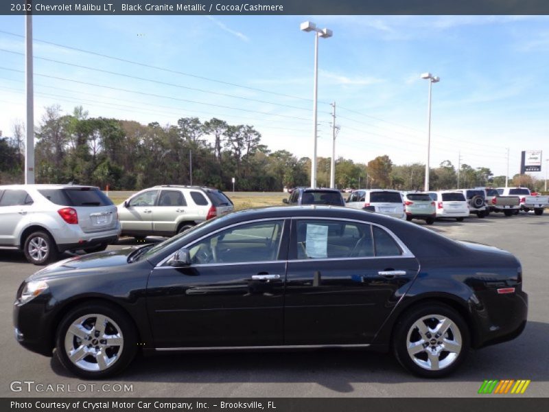 Black Granite Metallic / Cocoa/Cashmere 2012 Chevrolet Malibu LT