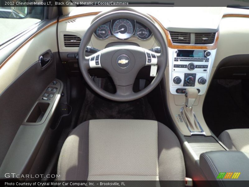 Black Granite Metallic / Cocoa/Cashmere 2012 Chevrolet Malibu LT