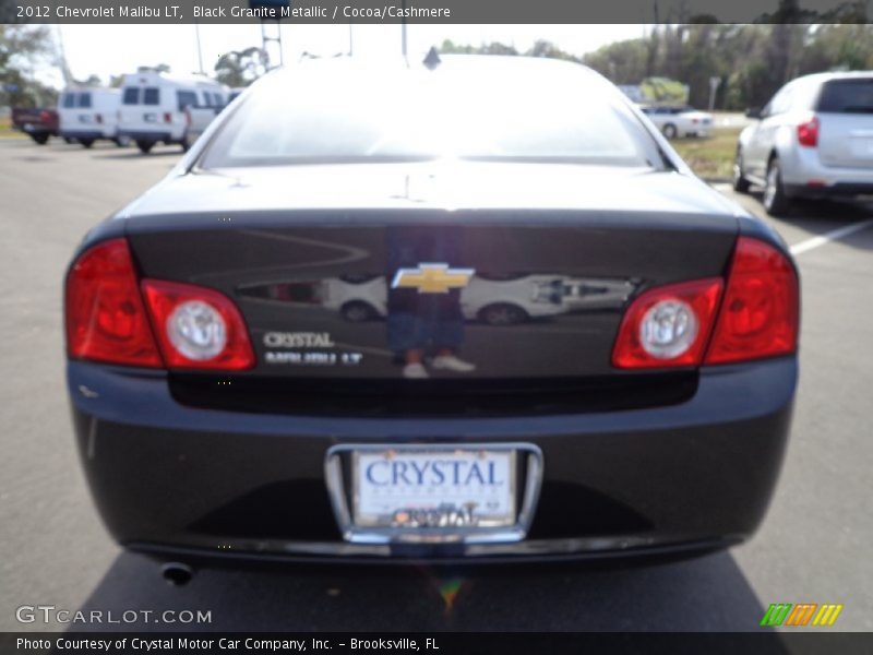 Black Granite Metallic / Cocoa/Cashmere 2012 Chevrolet Malibu LT