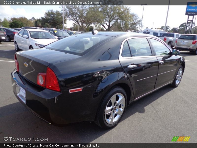 Black Granite Metallic / Cocoa/Cashmere 2012 Chevrolet Malibu LT