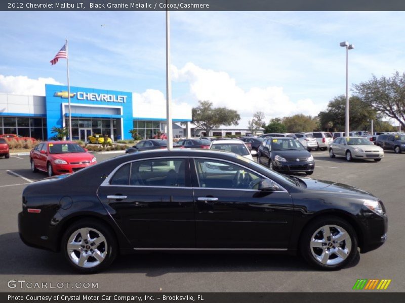 Black Granite Metallic / Cocoa/Cashmere 2012 Chevrolet Malibu LT