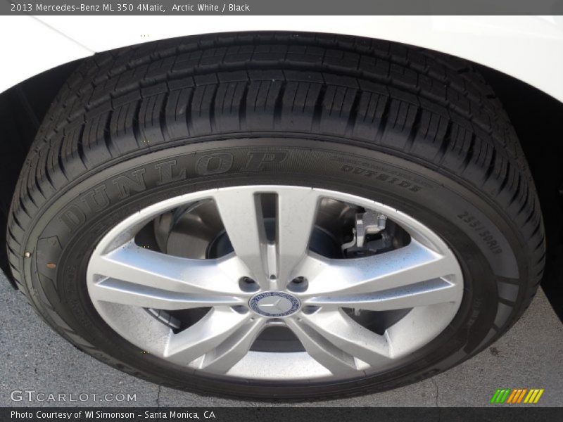 Arctic White / Black 2013 Mercedes-Benz ML 350 4Matic