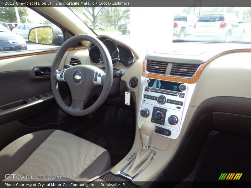 Black Granite Metallic / Cocoa/Cashmere 2012 Chevrolet Malibu LT