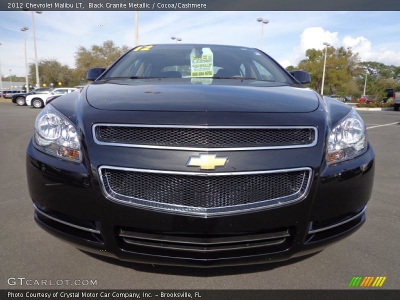 Black Granite Metallic / Cocoa/Cashmere 2012 Chevrolet Malibu LT