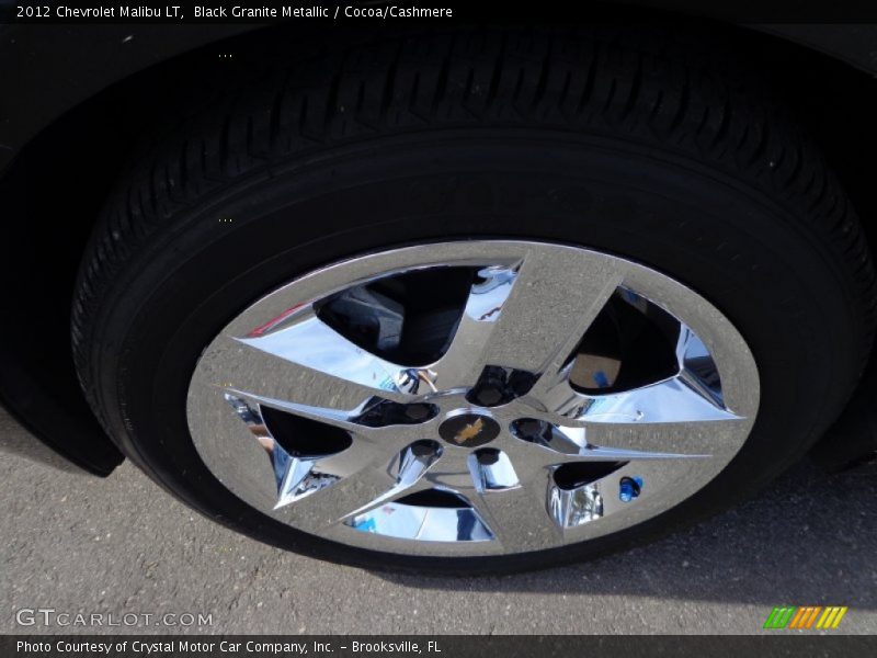 Black Granite Metallic / Cocoa/Cashmere 2012 Chevrolet Malibu LT