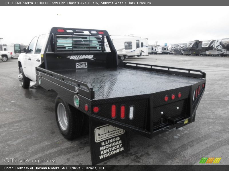 Summit White / Dark Titanium 2013 GMC Sierra 3500HD Crew Cab Chassis 4x4 Dually
