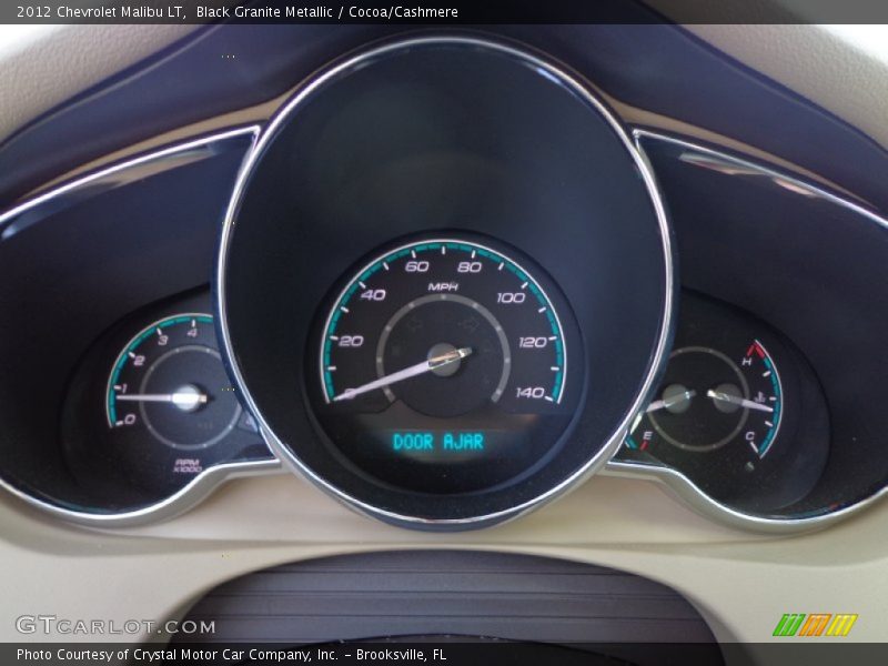Black Granite Metallic / Cocoa/Cashmere 2012 Chevrolet Malibu LT