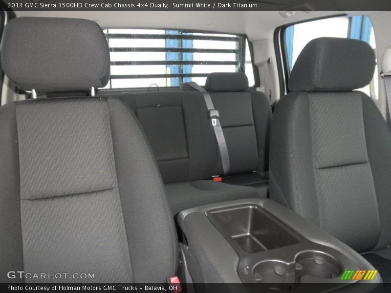 Summit White / Dark Titanium 2013 GMC Sierra 3500HD Crew Cab Chassis 4x4 Dually