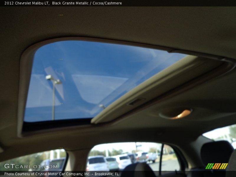 Black Granite Metallic / Cocoa/Cashmere 2012 Chevrolet Malibu LT