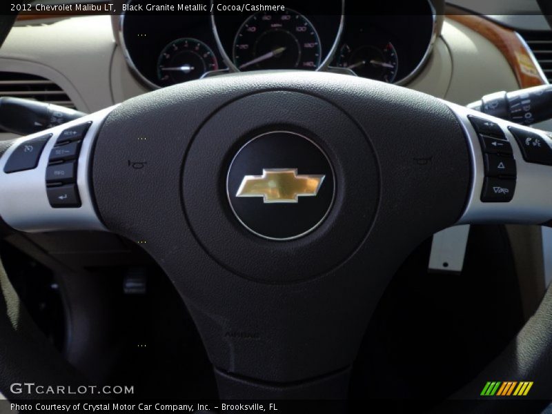 Black Granite Metallic / Cocoa/Cashmere 2012 Chevrolet Malibu LT