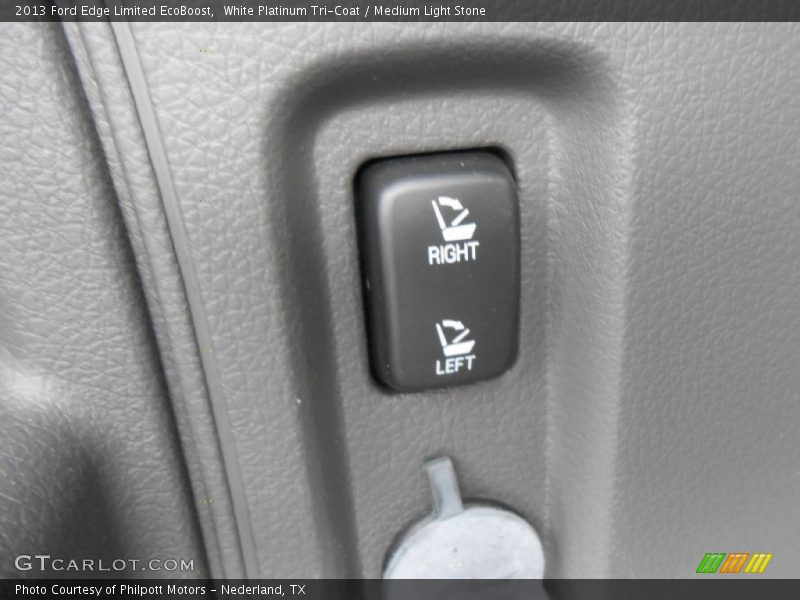 White Platinum Tri-Coat / Medium Light Stone 2013 Ford Edge Limited EcoBoost