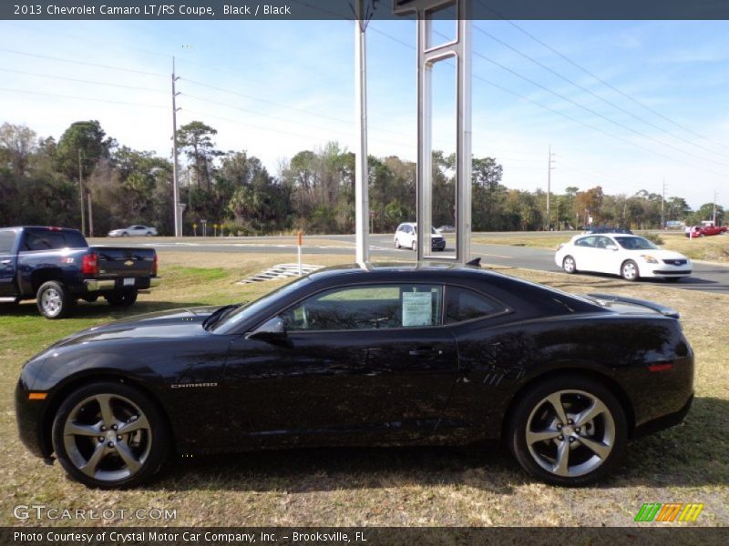 Black / Black 2013 Chevrolet Camaro LT/RS Coupe
