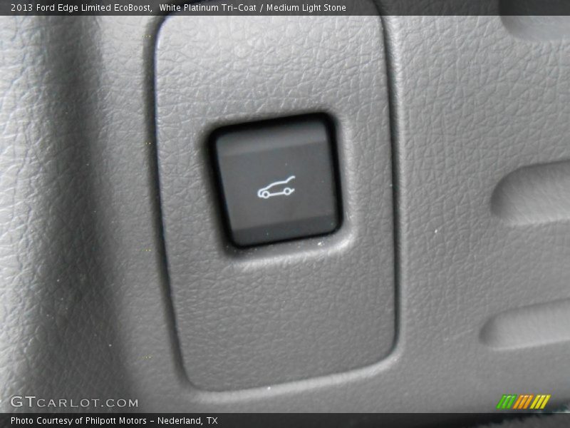 White Platinum Tri-Coat / Medium Light Stone 2013 Ford Edge Limited EcoBoost