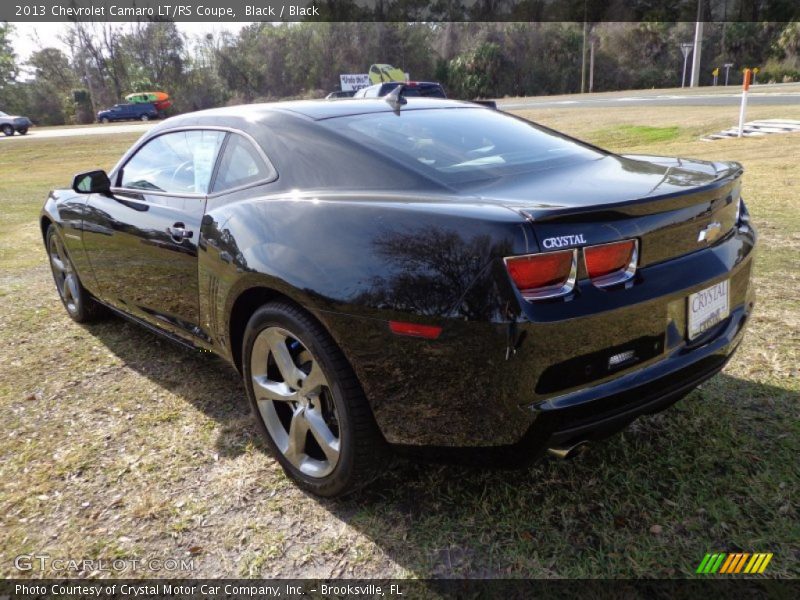 Black / Black 2013 Chevrolet Camaro LT/RS Coupe
