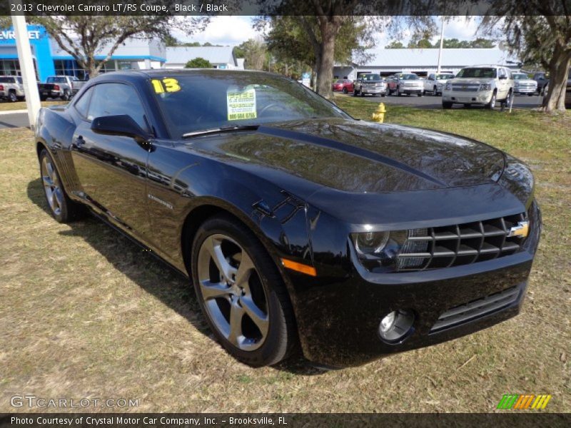Black / Black 2013 Chevrolet Camaro LT/RS Coupe