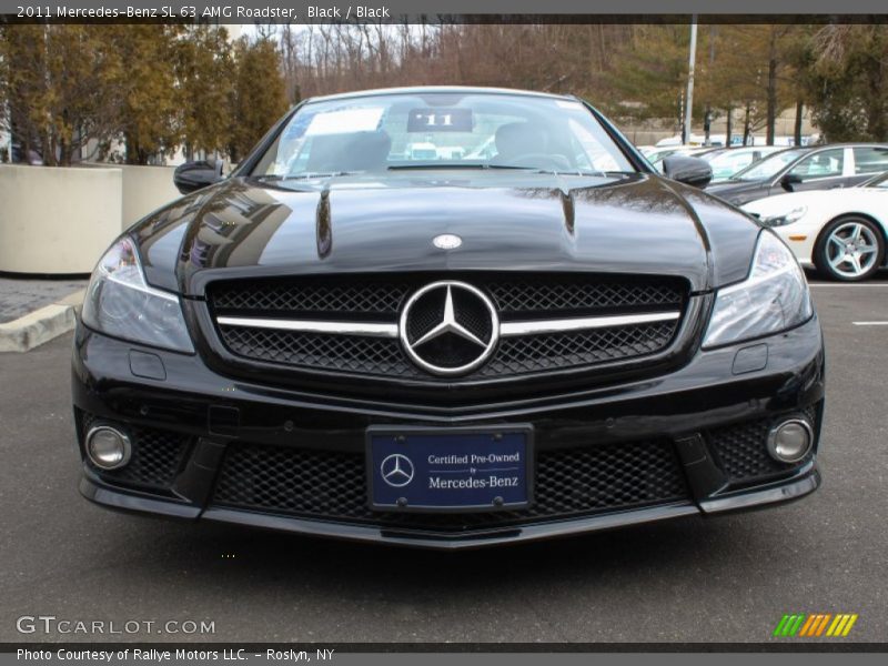 Black / Black 2011 Mercedes-Benz SL 63 AMG Roadster