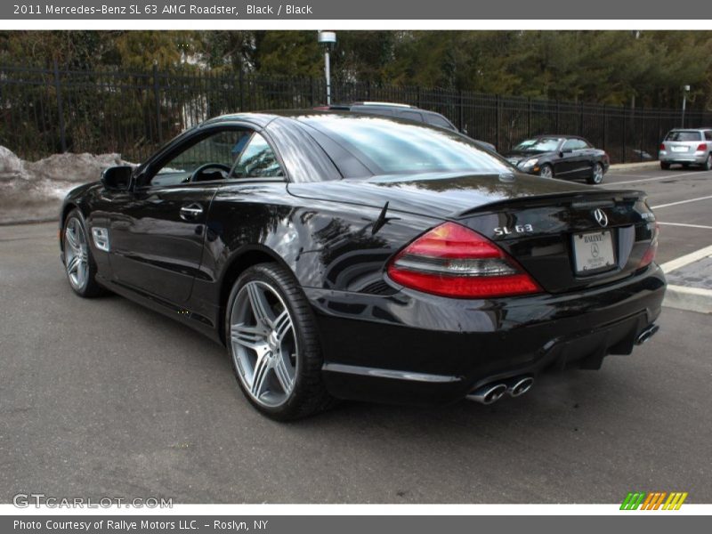 Black / Black 2011 Mercedes-Benz SL 63 AMG Roadster