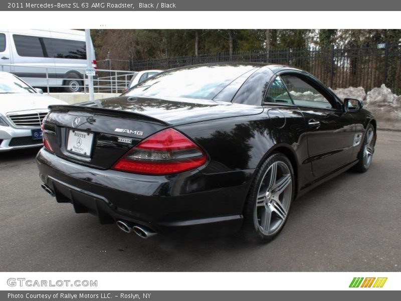 Black / Black 2011 Mercedes-Benz SL 63 AMG Roadster