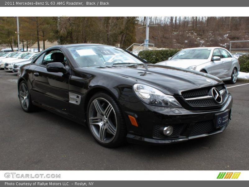 Black / Black 2011 Mercedes-Benz SL 63 AMG Roadster