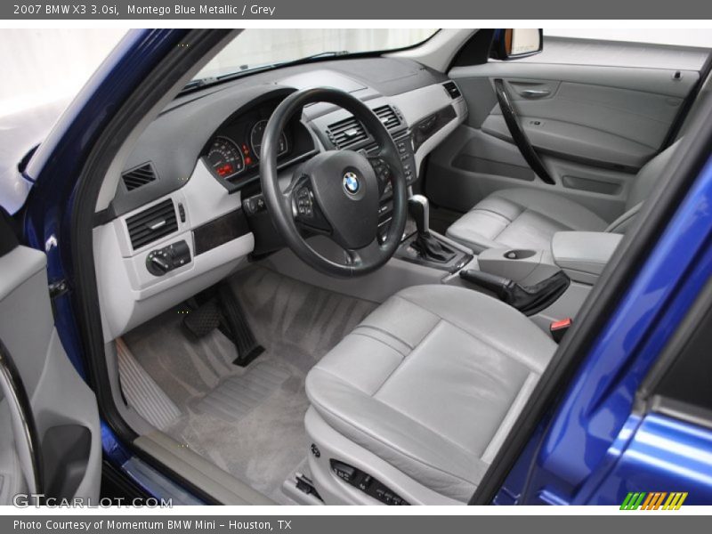 Grey Interior - 2007 X3 3.0si 