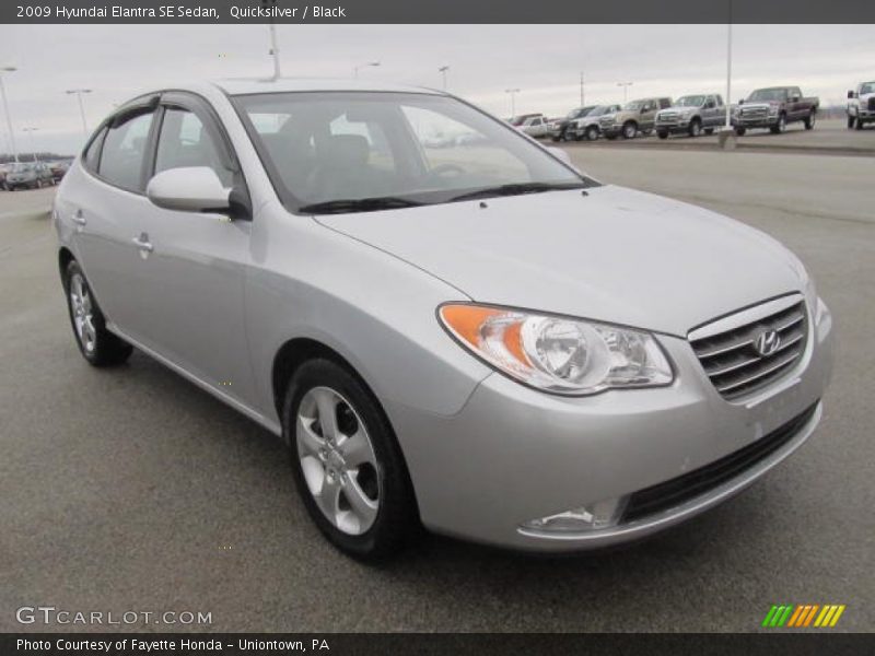 Front 3/4 View of 2009 Elantra SE Sedan