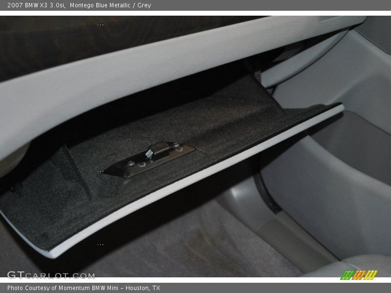 Montego Blue Metallic / Grey 2007 BMW X3 3.0si