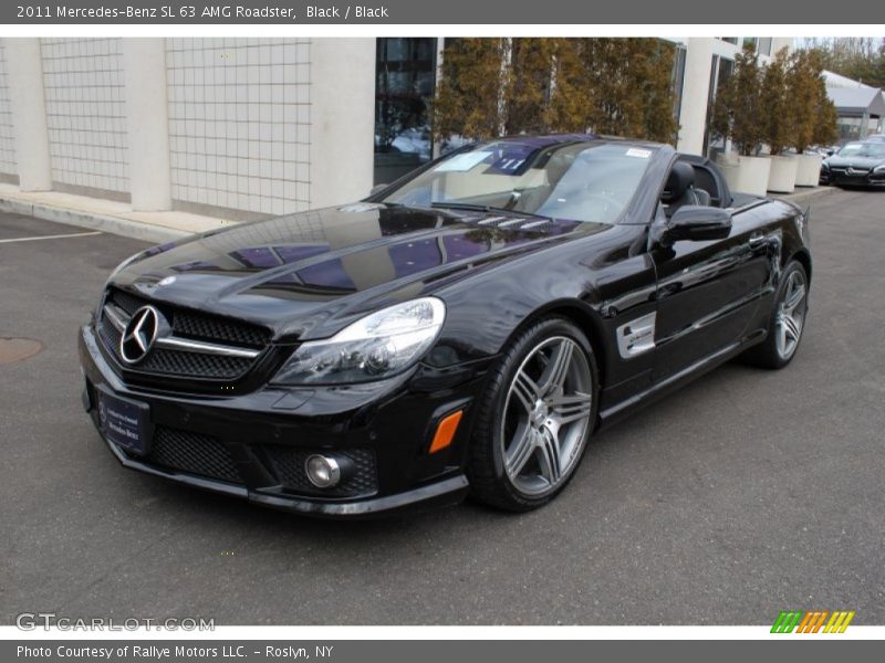 Black / Black 2011 Mercedes-Benz SL 63 AMG Roadster