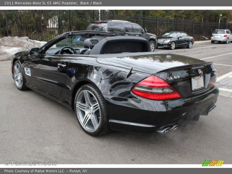 Black / Black 2011 Mercedes-Benz SL 63 AMG Roadster