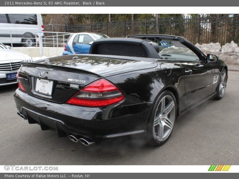 Black / Black 2011 Mercedes-Benz SL 63 AMG Roadster