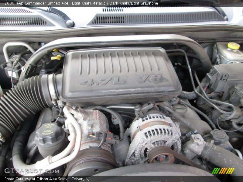  2006 Commander Limited 4x4 Engine - 4.7 Liter SOHC 16-Valve V8