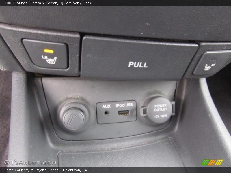 Quicksilver / Black 2009 Hyundai Elantra SE Sedan