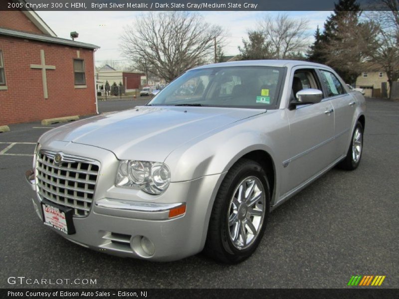 Bright Silver Metallic / Dark Slate Gray/Medium Slate Gray 2005 Chrysler 300 C HEMI