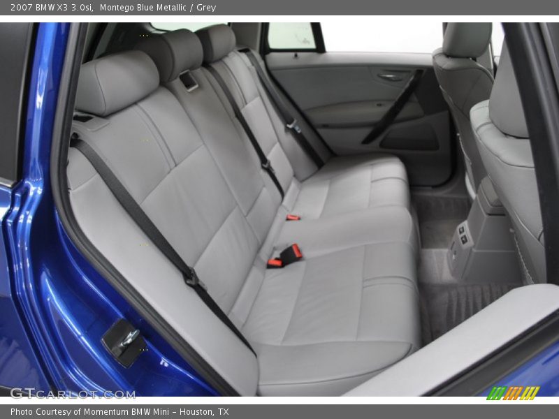 Montego Blue Metallic / Grey 2007 BMW X3 3.0si