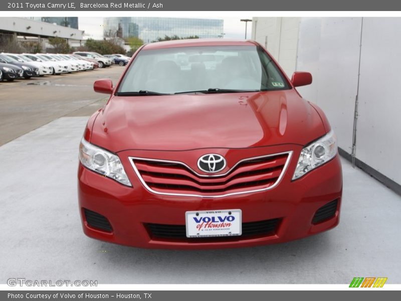 Barcelona Red Metallic / Ash 2011 Toyota Camry LE