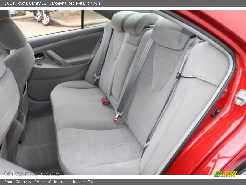 Rear Seat of 2011 Camry LE