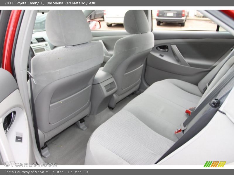 Rear Seat of 2011 Camry LE