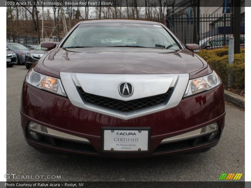 Basque Red Pearl / Ebony 2010 Acura TL 3.5 Technology