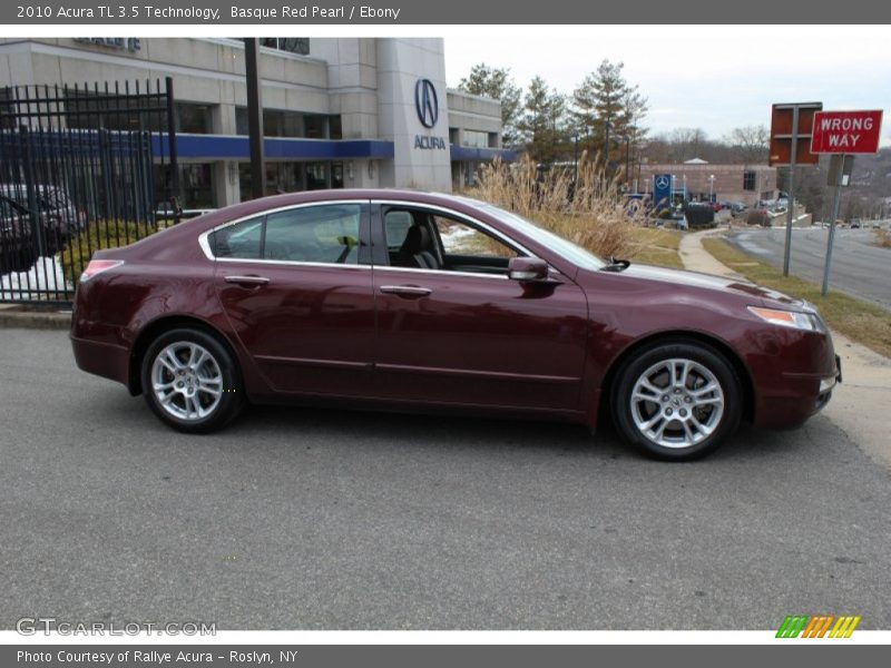 Basque Red Pearl / Ebony 2010 Acura TL 3.5 Technology