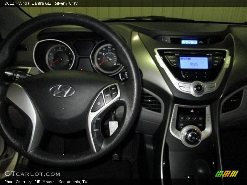 Dashboard of 2012 Elantra GLS