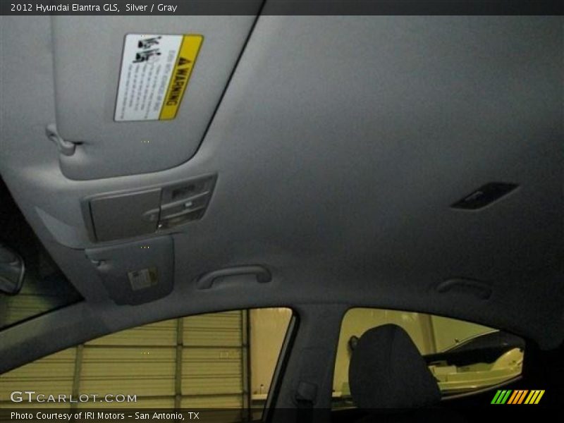 Silver / Gray 2012 Hyundai Elantra GLS