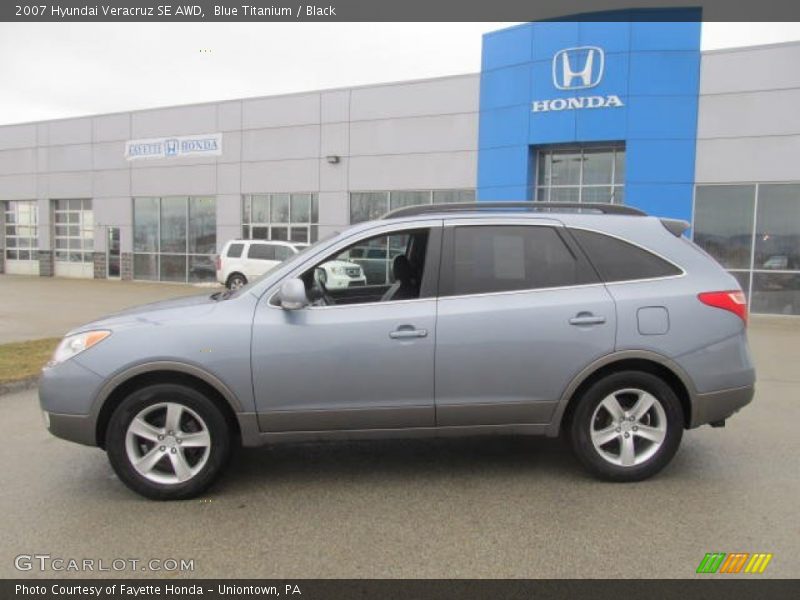 Blue Titanium / Black 2007 Hyundai Veracruz SE AWD
