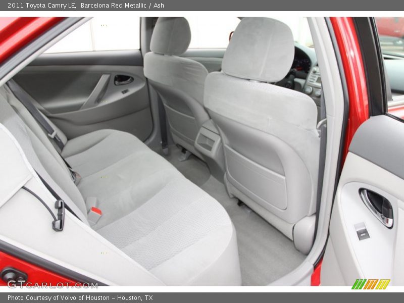 Rear Seat of 2011 Camry LE