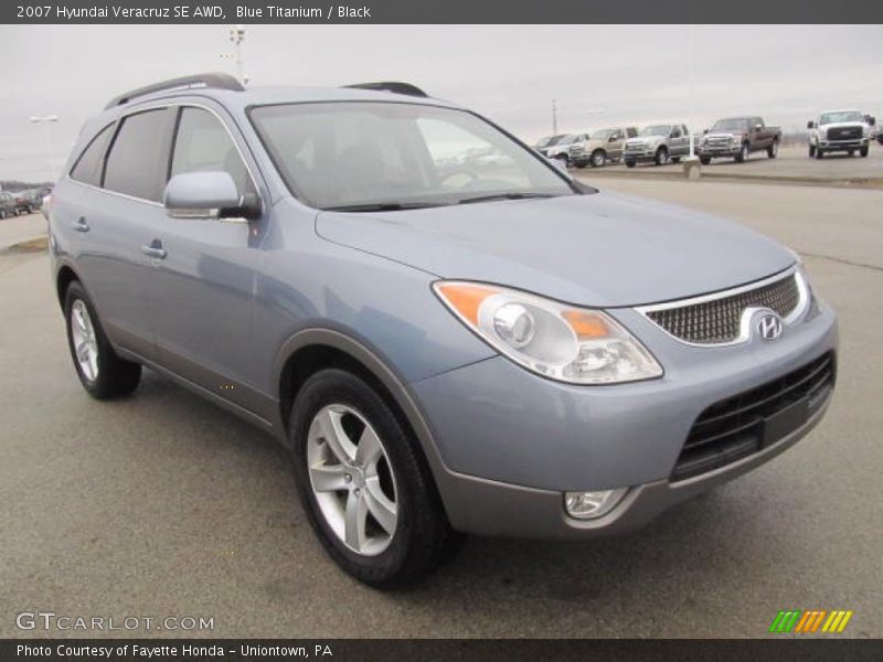 Blue Titanium / Black 2007 Hyundai Veracruz SE AWD
