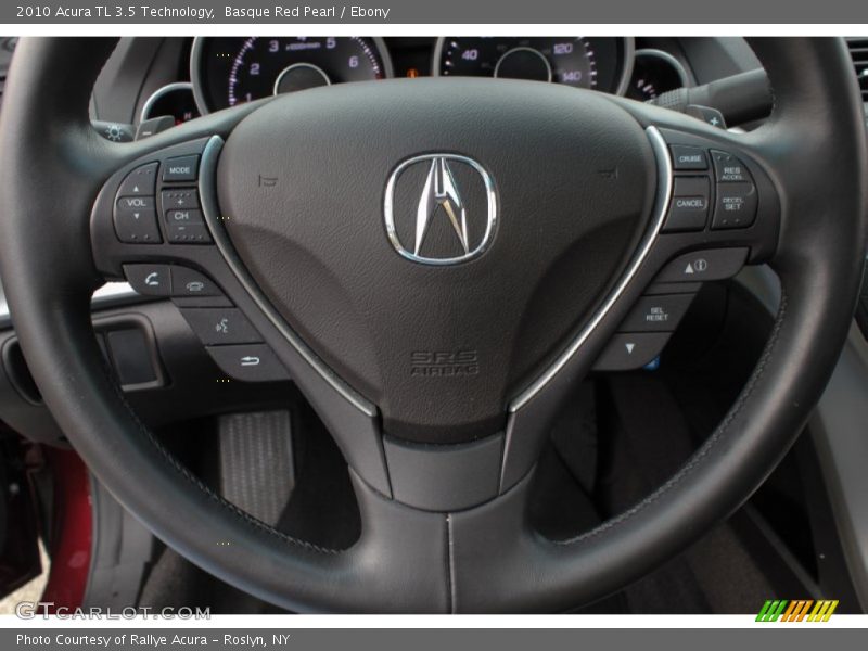 Basque Red Pearl / Ebony 2010 Acura TL 3.5 Technology