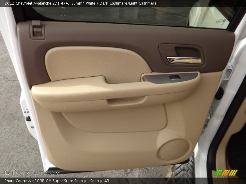 Summit White / Dark Cashmere/Light Cashmere 2012 Chevrolet Avalanche Z71 4x4