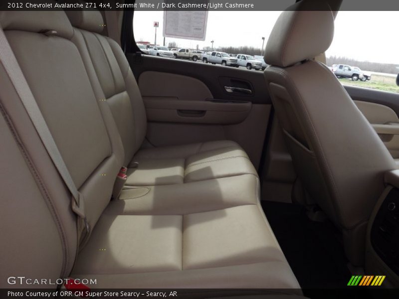 Summit White / Dark Cashmere/Light Cashmere 2012 Chevrolet Avalanche Z71 4x4