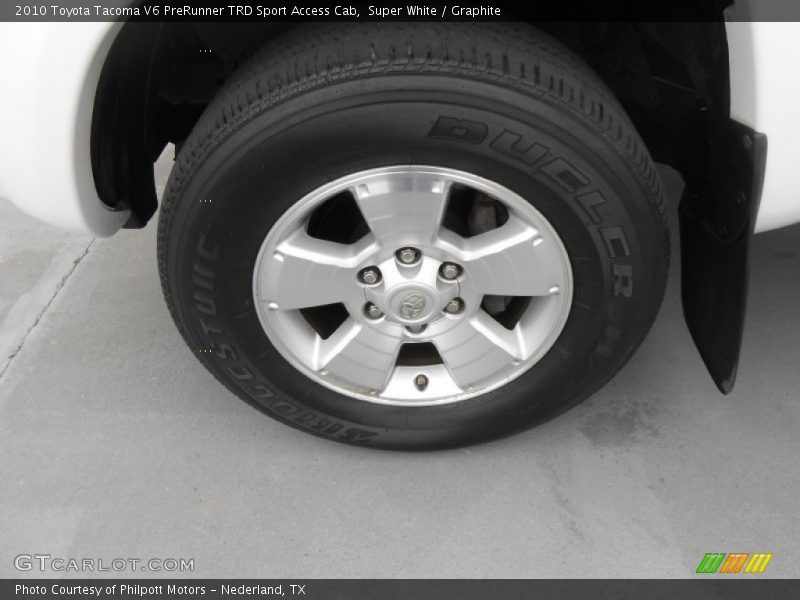 Super White / Graphite 2010 Toyota Tacoma V6 PreRunner TRD Sport Access Cab