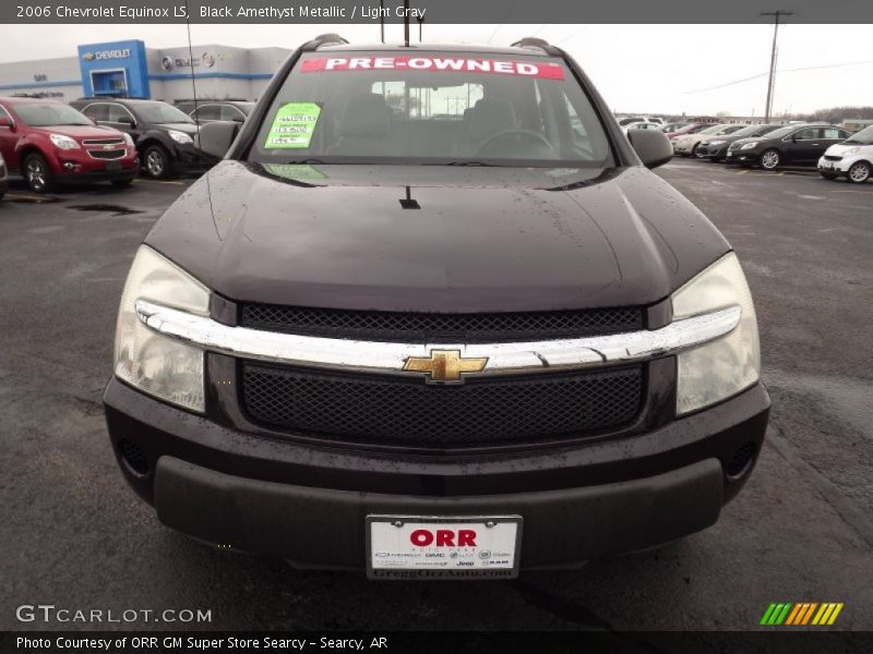 Black Amethyst Metallic / Light Gray 2006 Chevrolet Equinox LS