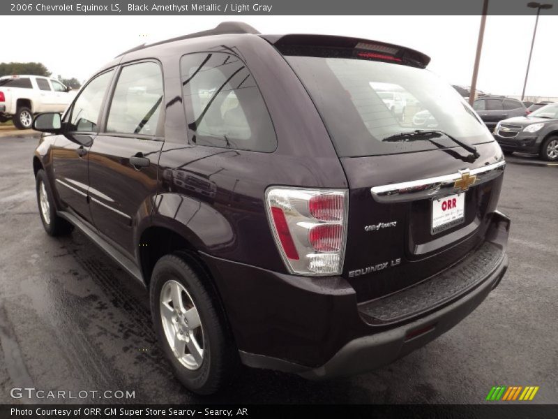 Black Amethyst Metallic / Light Gray 2006 Chevrolet Equinox LS